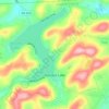Carte topographique Harveys Lake, altitude, relief