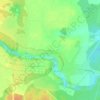 Carte topographique Новосиверская, altitude, relief