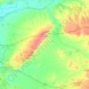 Carte topographique Carmona, altitude, relief