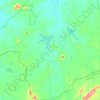 Carte topographique São João do Sabugi, altitude, relief