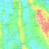 Carte topographique West Lindsey, altitude, relief