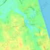 Carte topographique Skipsea, altitude, relief