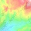 Carte topographique Ferreirim, altitude, relief