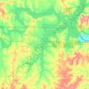 Carte topographique Mannford, altitude, relief