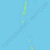 Carte topographique Andaman and Nicobar Islands, altitude, relief