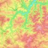 Carte topographique 53520, altitude, relief
