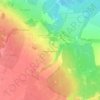 Carte topographique Большое Забородье, altitude, relief