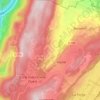 Carte topographique Veyziat, altitude, relief
