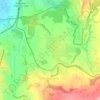 Carte topographique Bossonnens, altitude, relief