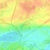 Carte topographique Андроновичи, altitude, relief