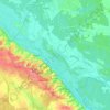 Carte topographique Козенский сельский Совет, altitude, relief