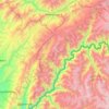Carte topographique Ноҳияи Дарвоз, altitude, relief