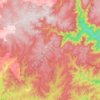 Carte topographique Mount Werong, altitude, relief