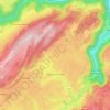 Carte topographique Guyans-Vennes, altitude, relief