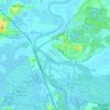 Carte topographique Tomago, altitude, relief