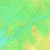 Carte topographique Nanga-Eboko, altitude, relief