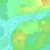 Carte topographique Теребуты, altitude, relief