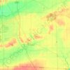 Carte topographique Jasper County, altitude, relief