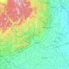 Carte topographique Buzău, altitude, relief