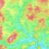 Carte topographique Wetter (Hessen), altitude, relief