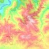 Carte topographique Meghraoua, altitude, relief