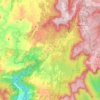 Carte topographique Megalong Valley, altitude, relief