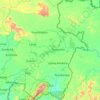Carte topographique Préfecture de Lola, altitude, relief