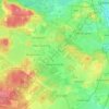Carte topographique Академический район, altitude, relief