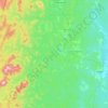 Carte topographique Каква (река), altitude, relief