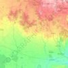 Carte topographique Golden Plains Shire, altitude, relief