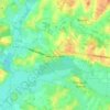 Carte topographique Sens-sur-Seille, altitude, relief