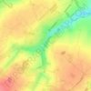 Carte topographique Évrecy, altitude, relief