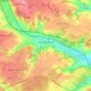 Carte topographique Little Missenden, altitude, relief
