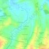 Carte topographique Le Mesnil-Eury, altitude, relief