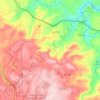 Carte topographique Sterling Township, altitude, relief