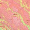 Carte topographique Baxoi, altitude, relief