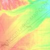 Carte topographique Merrick County, altitude, relief