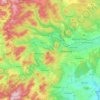 Carte topographique Battenberg (Eder), altitude, relief