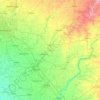 Carte topographique Kheda, altitude, relief