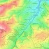 Carte topographique River Sheaf, altitude, relief