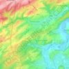 Carte topographique Somme-Leuze, altitude, relief