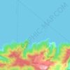 Carte topographique Aʻoloau, altitude, relief