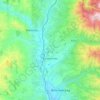 Carte topographique Кочериново, altitude, relief