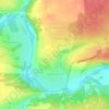 Carte topographique Семёновское, altitude, relief