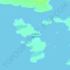 Carte topographique остров Гирвас, altitude, relief