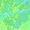 Carte topographique Ёвнино, altitude, relief