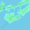 Carte topographique Key Colony Beach, altitude, relief