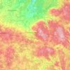 Carte topographique Волоколамский муниципальный округ, altitude, relief