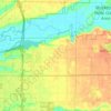 Carte topographique Muskegon Charter Township, altitude, relief