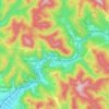 Carte topographique Вельяминовское сельское поселение, altitude, relief